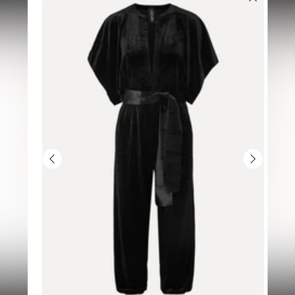Norma Kamali Elegant Black Jumpsuit